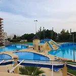 Nuevo Premium Studio con Piscina y Parque Acuático - Wifi Fibra 500MB Minerva-Júpiter